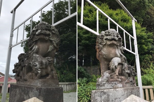 東叶神社の狛犬