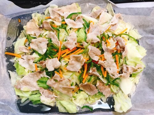 豚バラ肉の塩レモン蒸しのできあがり