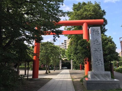 稲毛神社の鳥居