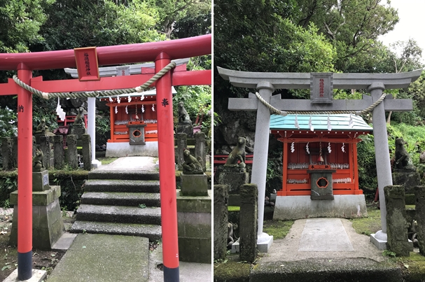 海南神社の敷地内にある福徳稲荷神社