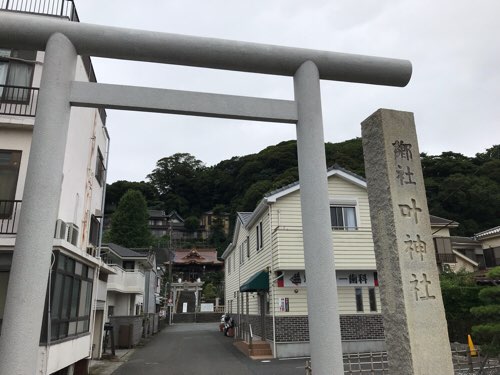 西叶神社の一番目の鳥居